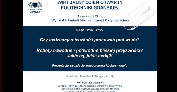 Wirtualny Dzień Otwarty Politechniki Gdańskiej
